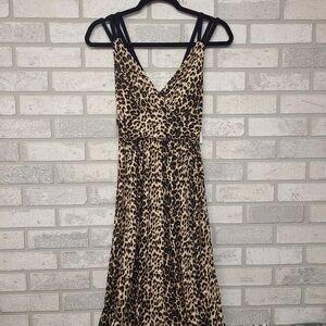 Aranacia Leopard Print Maxi Dress
